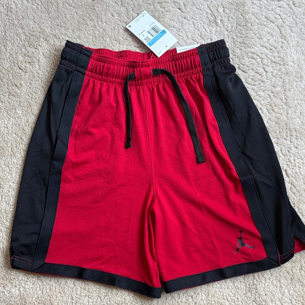 Nike Jordan Men's Athletic Shorts in Red and Black. Sz. M. NWT
